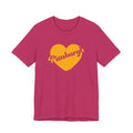 Pittsburgh Retro Heart - Short sleeve t-shirt T-Shirt Printify Berry S