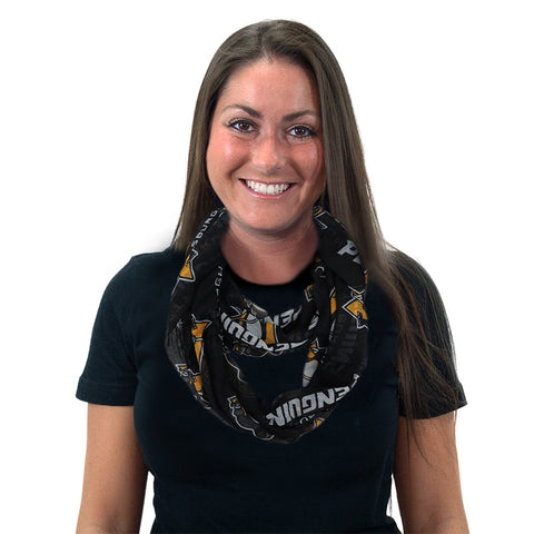 Pittsburgh Penguins Sheer Infinity Scarf Pittsburgh Penguins Little Earth Productions   