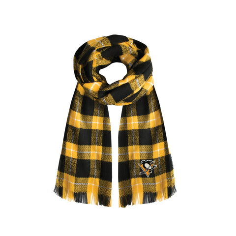 Pittsburgh Penguins Plaid Blanket Scarf Pittsburgh Penguins Little Earth Productions   