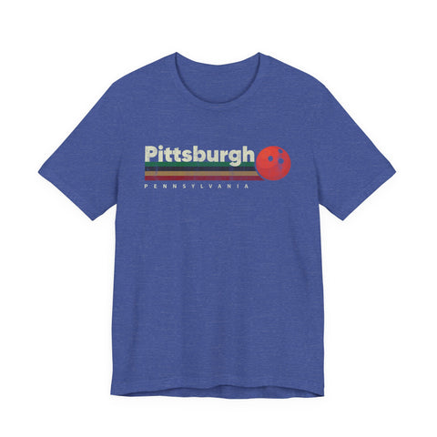 Pittsburgh Vintage Bowling - Unisex Jersey Short Sleeve Tee