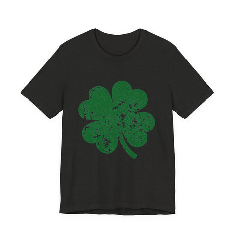Distressed Irish Clover - Unisex Jersey Short Sleeve Tee