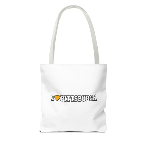 Pittsburgh Love Tote Bag — I  Pittsburgh Canvas Tote