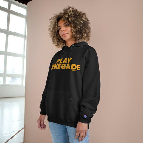 Play Renegade - Champion Hoodie Hoodie Printify   