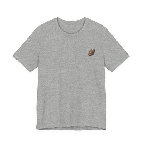 Benchwarmer Dog Football T‑Shirt — "Benched Again Somehow" Graphic Tee