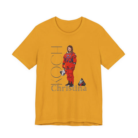 Astronaut Christina Koch Artemis 2 Space Suit Tee Graphic T-Shirt