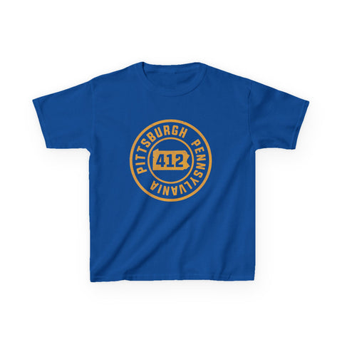 412 Pittsburgh Stamp - Kids Graphic T-Shirt