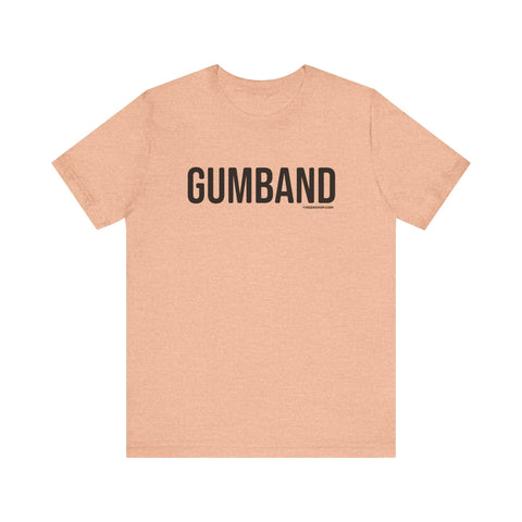 Pittsburgh GUMBAND T-Shirt - SHORT SLEEVE TEE T-Shirt Printify Heather Peach S 