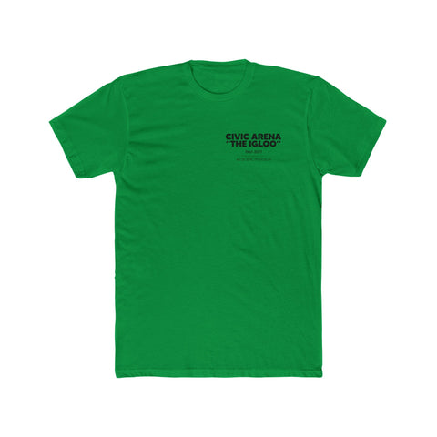 Pittsburgh Civic Arena "The Igloo" T-Shirt Print on Back w/ Small Logo T-Shirt Printify Solid Kelly Green S 