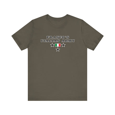 Franco's Italian Army  - Unisex bella+canvas 3001 Short Sleeve Tee