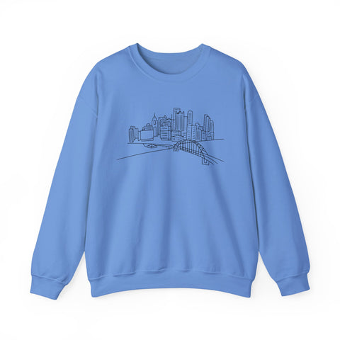 Pittsburgh Skyline - Heavy Blend™ Crewneck Sweatshirt