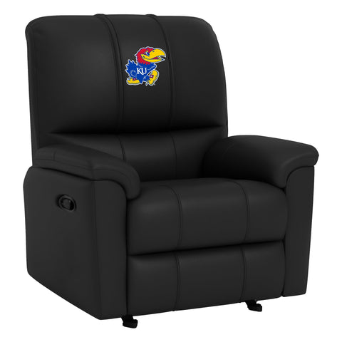 Rocker Recliner with Kansas Jayhawks Logo