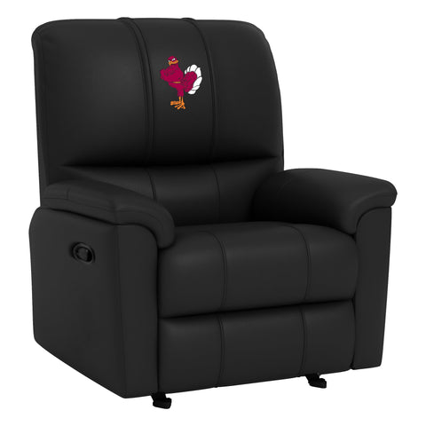 Rocker Recliner with Virginia Tech Hokies Stand Logo
