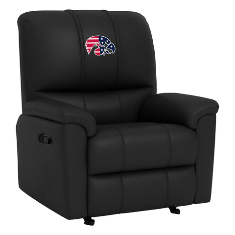 Rocker Recliner with Iowa Hawkeyes Patriotic Primary Logo