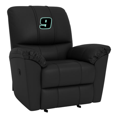 Rocker Recliner with Chase Elliott #9 Black Logo