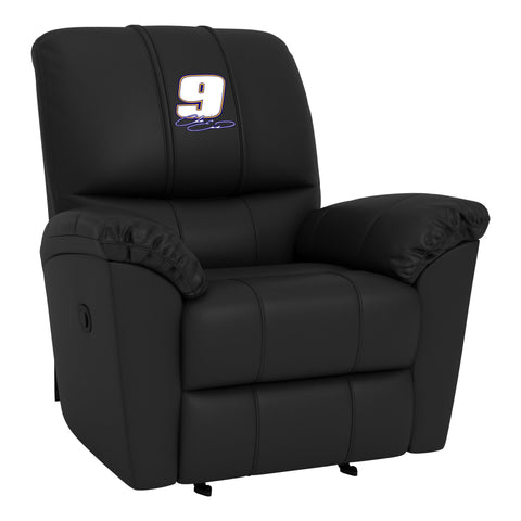 Rocker Recliner with Chase Elliott #9 Signature Logo
