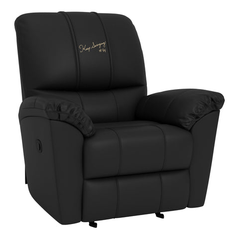 Rocker Recliner with Atlanta Braves City Connect Keep Swinging Logo