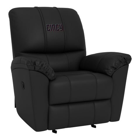 Rocker Recliner with Cincinnati Reds City Connect Secondary Logo