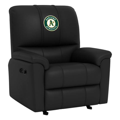 Rocker Recliner with Oakland Athletics Logo