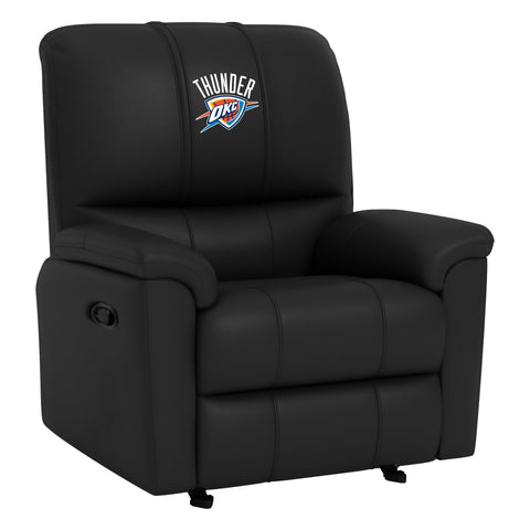 Rocker Recliner with Oklahoma City Thunder Logo