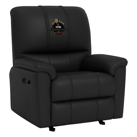 Rocker Recliner with Toronto Raptors Primary 2019 Champions Logo