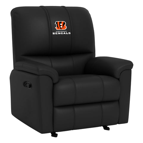 Rocker Recliner with Cincinnati Bengals Secondary Logo