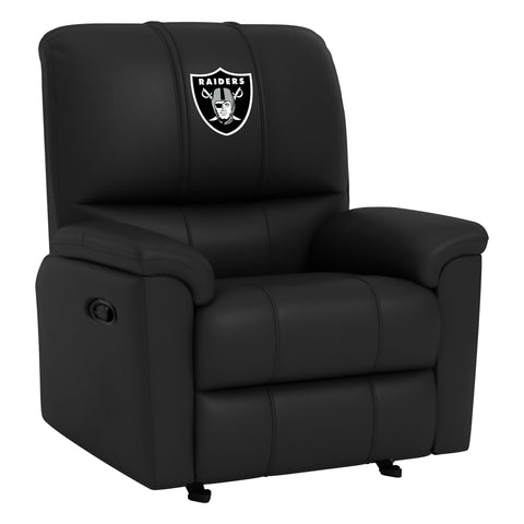 Rocker Recliner with Las Vegas Raiders Primary Logo