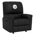 Rocker Recliner with Pittsburgh Steelers Primary Logo Recliner Chair Zipchair   