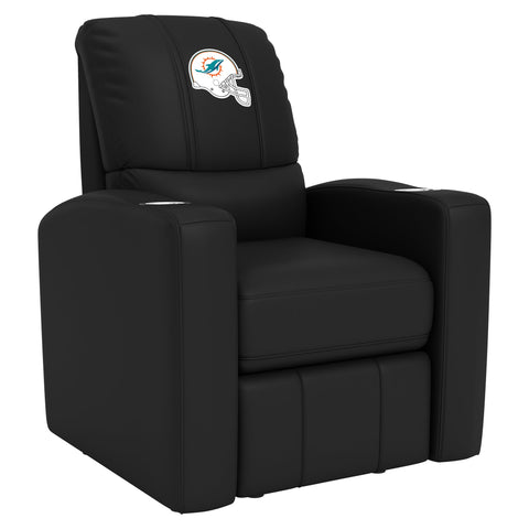 Stealth Recliner with  Miami Dolphins Helmet Logo