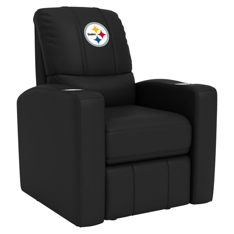 Stealth Recliner with  Pittsburgh Steelers Primary Logo NFL Furniture Zipchair   