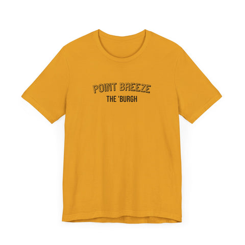 Point Breeze - The Burgh Neighborhood Series - Unisex Jersey Short Sleeve Tee T-Shirt Printify Mustard XS 