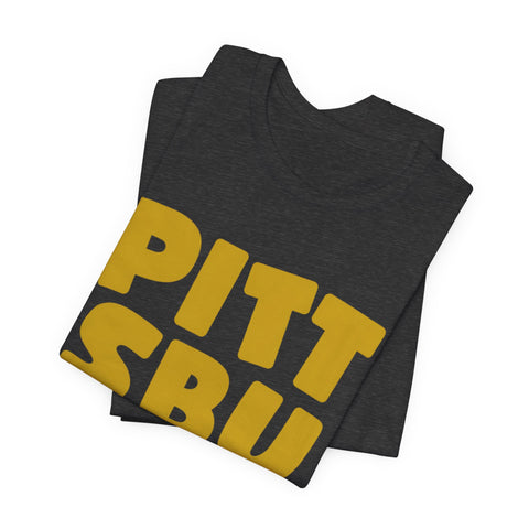 Vintage Pittsburgh Bold - Unisex Jersey Short Sleeve Tee