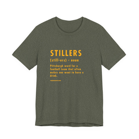 Pittsburghese Definition Series - Stillers - Short Sleeve Tee
