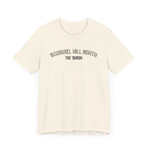 Squirrel Hill North - The Burgh Neighborhood Series - Unisex Jersey Short Sleeve Tee T-Shirt Printify   