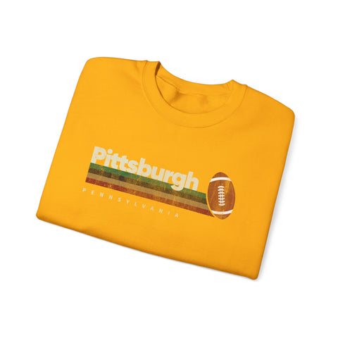 Pittsburgh Vintage Football - Heavy Blend™ Crewneck Sweatshirt