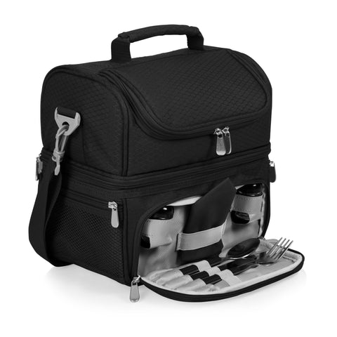 Pittsburgh Penguins Insulated Lunch Bag With Utensils - 8-Can Cooler, Polyester Work Lunch Bag