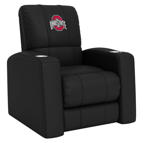 Relax Home Theater Recliner with Ohio State Primary Logo Collegiate Furniture Zipchair   