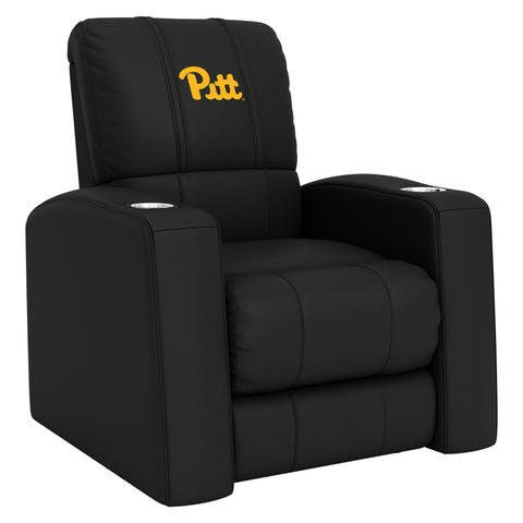 Relax Home Theater Recliner with Pittsburgh Panthers Secondary Logo Collegiate Furniture Zipchair   