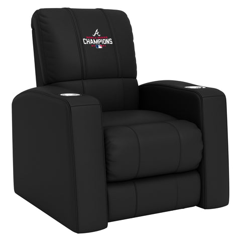 Relax Home Theater Recliner with Atlanta Braves 2021 World Champions Logo