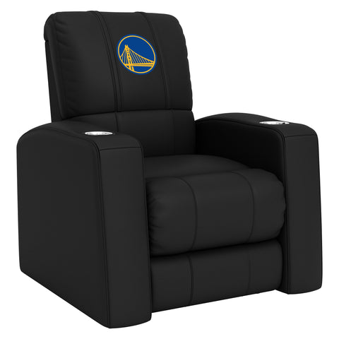 Relax Home Theater Recliner with Golden State Warriors Logo