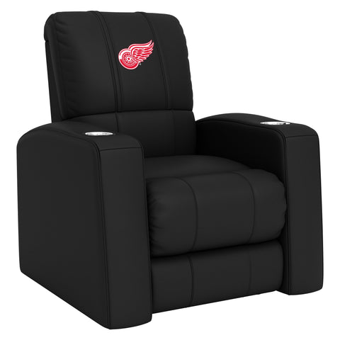 Relax Home Theater Recliner with Detroit Red Wings Logo