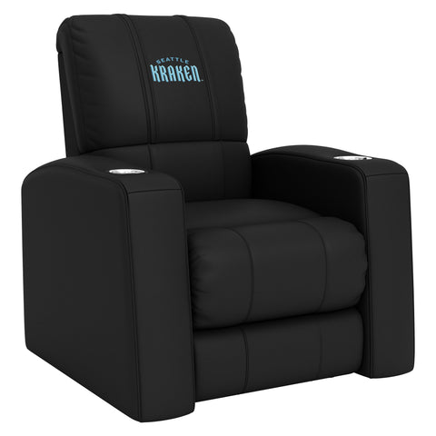 Relax Home Theater Recliner with Seattle Kraken Alternate Logo