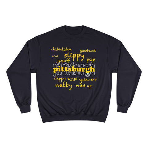 Pittsburgh Yinzerisms Crewneck Sweatshirt