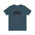 Pittsburgh Bold Skyline T-Shirt  - Unisex bella+canvas 3001 T-Shirt Printify Deep Teal XS 