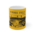 Forbes Field - 1909 - Retro Schematic - Pittsburgh Coffee Ceramic Mug 11oz Mug Printify 11oz  