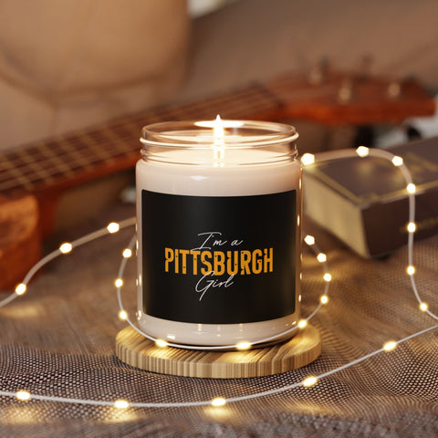 I'm a Pittsburgh Girl Scented Soy Candle, 9oz Home Decor Printify