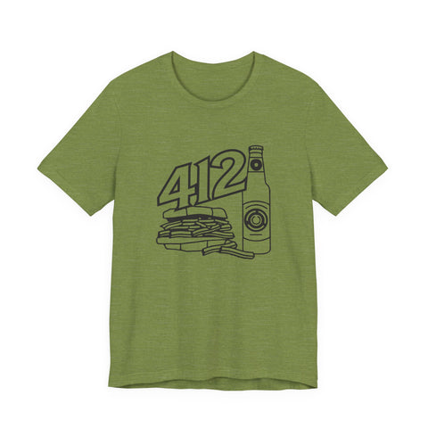 412 Icon Unisex Jersey Short Sleeve Tee