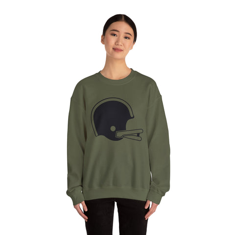 Classic Retro Football Helmet - Heavy Blend™ Crewneck Sweatshirt