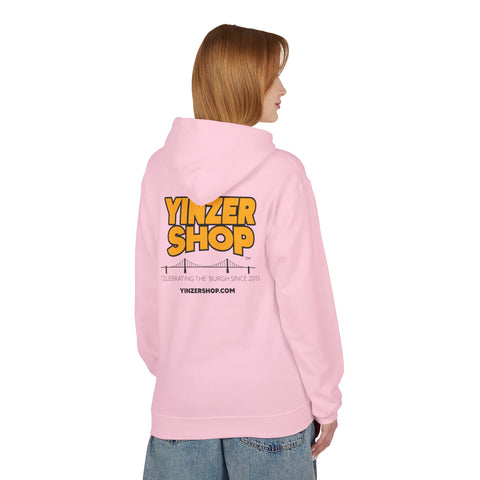 YinzerShop Serving Since 2015 - Print on back - Gildan SF500 Unisex Midweight Softstyle Fleece Hoodie