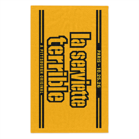 Pittsburgh Steelers French Towel – "La Serviette Terrible"