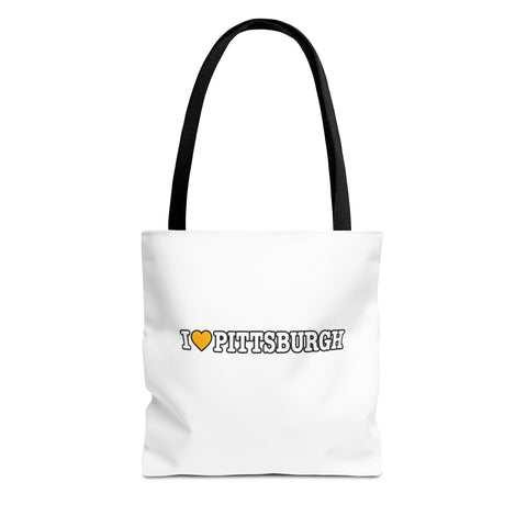 Pittsburgh Love Tote Bag — I  Pittsburgh Canvas Tote